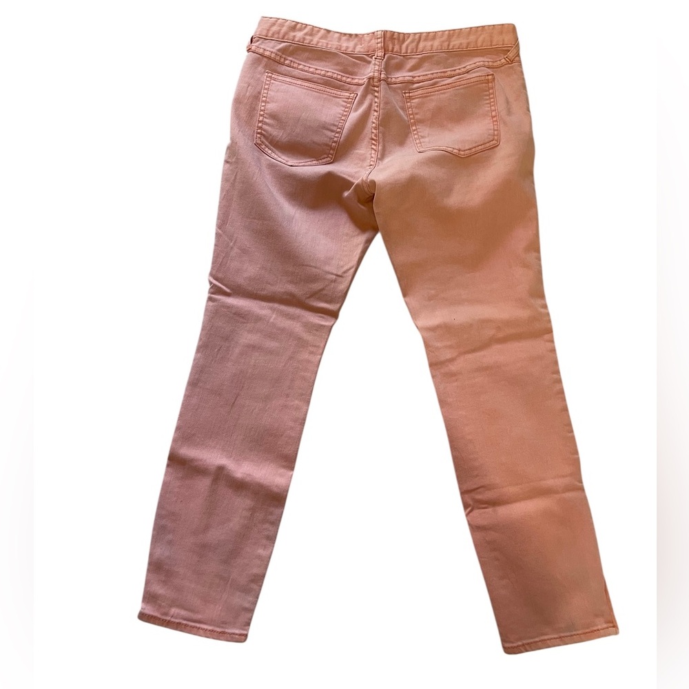 Free People Peach Skinny, mid rise Jeans, Ankle zipper, size 30 - Picture 2 of 7